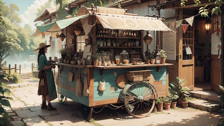 bohoai coffee cart