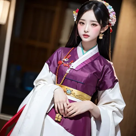 hanbok dress and suit as it would look if we merged it