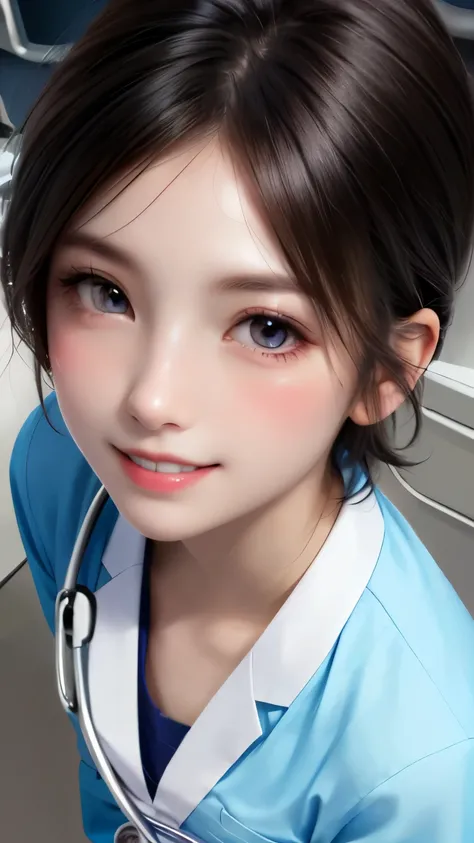 masterpiece,8K,(Lovely, retina, masterpiece, Accurate, anatomically correct, beautiful skin, Super detailed, advanced details, high quality, 最high quality, High resolution, 1080p, hd, 4k, 8K, 16k), (upper body close-up),(((short hair))),(Beautifully detail...