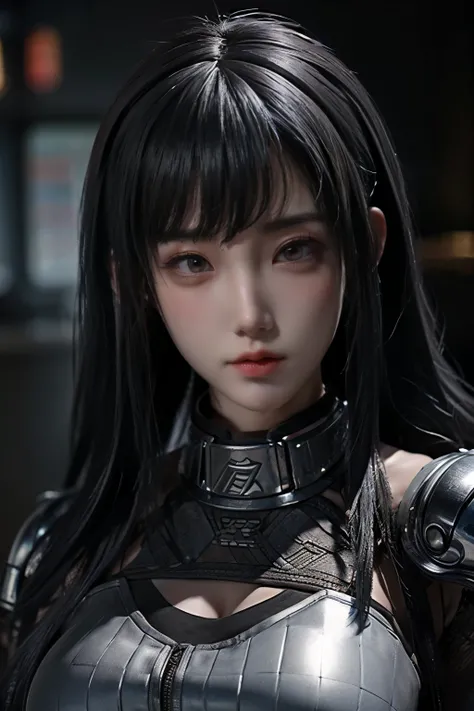 Masterpiece,Game art,The best picture quality,Highest resolution,8K,(Portrait),Unreal Engine 5 rendering works,(Digital Photography),((Portrait Feature:1.5)),
20 year old girl,Short hair details,With long bangs,(The red eye makeup is very meticulous),(With...