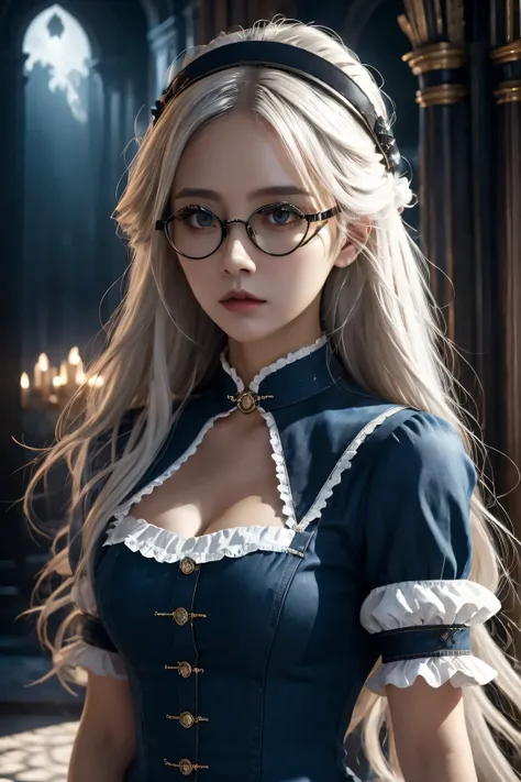 可爱的眼镜女仆Glasses maid