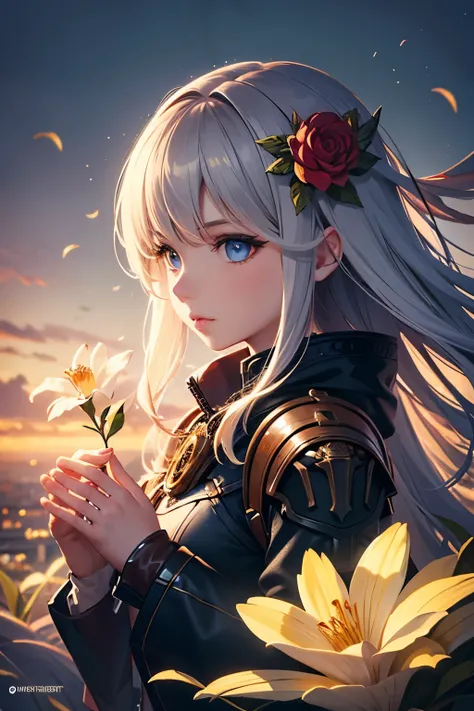 8K quality:1.2,1girl,catch light,Super beautiful illustration,long straight hair,beautiful face,detailed face,Super beautiful woman,steampunk,vapor,near future,SF,fantasy,(gear,bloomed like a flower,Lot,background:1.2)