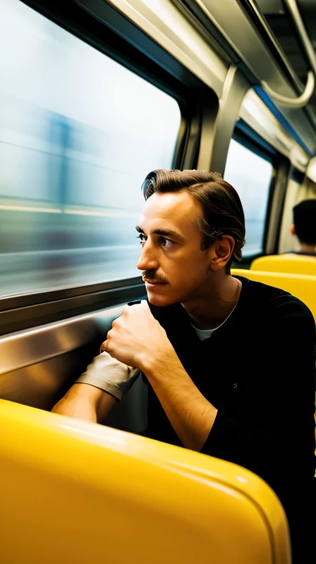 Walt Disney brainstorming ideas on the train