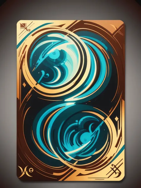 there is a picture of a frame card, full card design, card art, ui card, mobile game art, game card frame, comic card style, stylized digital illustration, background art, mobile game asset, collectible card art, stylized painting, stylized digital art, di...