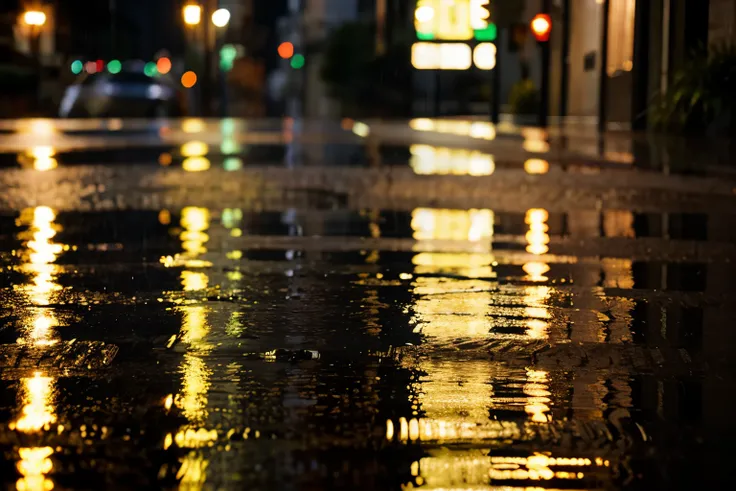 Reflective: Rain creates reflective surfaces, amplifying the beauty of surroundings like city lights or natural landscapes.