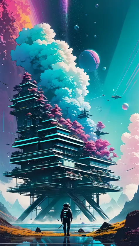 in style of Beeple