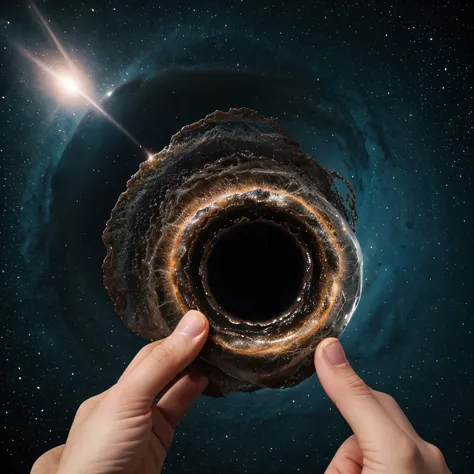 microscopic black hole that you can hold in your hand