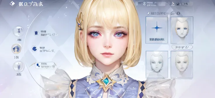 ultra-realistic capture, very detailed, High resolution 16K close-up of human skin. Skin texture must be natural, red eyeshadow、purple eyes、cold eyes、So much detail that you can see even your pores. skin should look healthy, with an even tone. Use natural ...