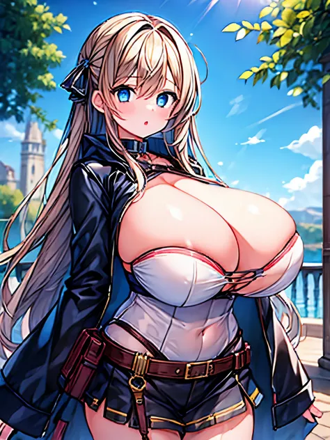 (girl:1.5), (huge tits:1.2), (solo:1.2), (adventurer:1.0), (european future style:1.0)