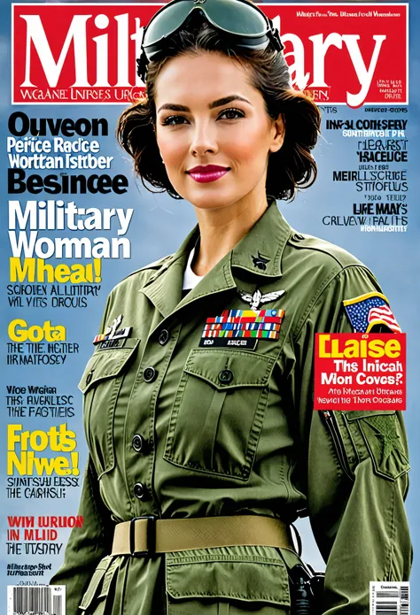 Magazine Covers, Military Woman, 