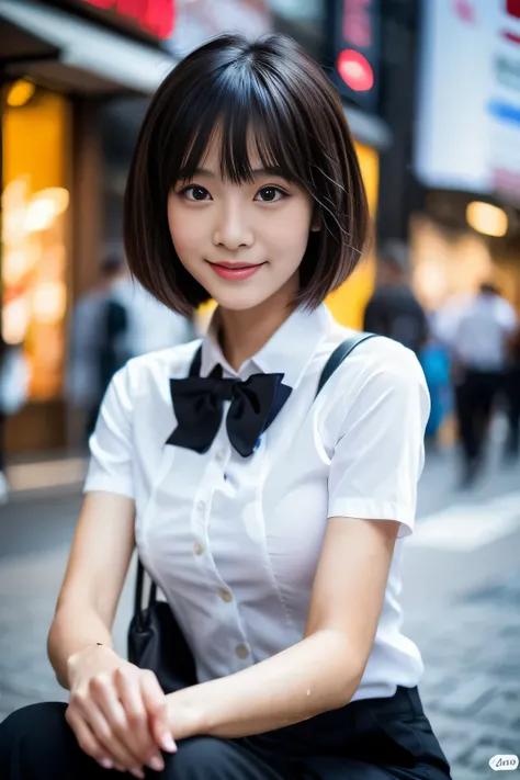 (32k, Raw photo, highest quality, masterpiece:1.2), (realistic, photo-realistic:1.4), (Highly detailed 8K wallpaper),sharp focus, Depth of the bounds written,blur background, Bokeh,professional lighting, cinematic lighting,Backlight,full body,thin,japanese...