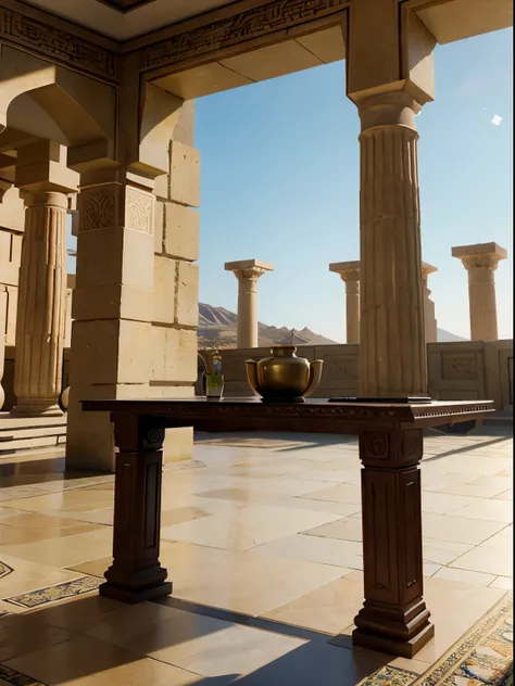 Haft Sin Table in Persepolis - sunny day - full hd - high quality - architecture- high quality - 3ds max - Haft Sin Table in Persepolis - high quality- full quality- 4k - architecture design - full hd - 3ds max - corona - vray - best rendering - persian no...