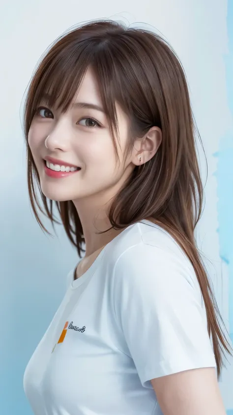 (highest quality、8K、32k、masterpiece)、(realistic)、(Photoreal:1.2)、(High resolution)、Super detailed、very beautiful face and eyes、1 girl、round and small face、thin waist、delicate body、(close、highest quality、high detail、Rich skin details)、(highest quality、8K、oi...