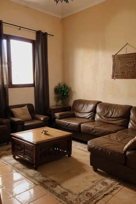 i need a photo background with a typical moroccan living room