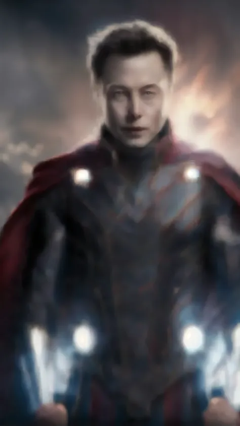 . .elon musk als thor, thor stil, 8k, High Resolution, detailliertes Gesicht, 