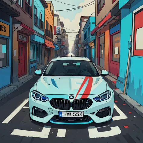 Create a BMW painted in the street art style:

Criar uma BMW vestida de artes de rua:
(Create a BMW dressed in street art)

This BMW is a masterpiece of urban art, its sleek surface transformed into a canvas of vibrant colors and intricate designs. The art...