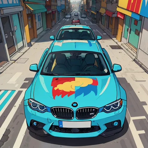 Create a BMW painted in the street art style:

Criar uma BMW vestida de artes de rua:
(Create a BMW dressed in street art)

This BMW is a masterpiece of urban art, its sleek surface transformed into a canvas of vibrant colors and intricate designs. The art...