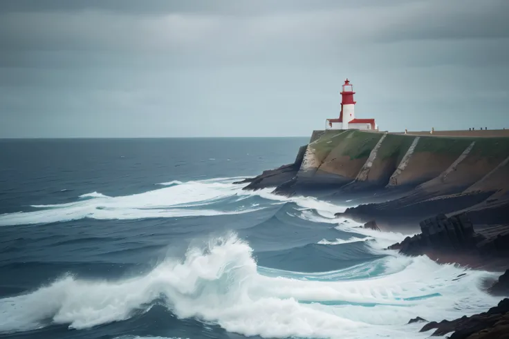 The only lighthouse overlooking the sea.