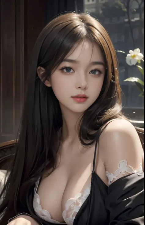 (Hyper-realistic) , (illustratio), (Increase the resolution), (8K), (extremely detaile), (Most Best Illustration), (Beautiful and delicate eyes), (best qualtiy), (ultra - detailed), (masterpiece), ( the wallpaper), (Detailed face), solo, looking at viewert...