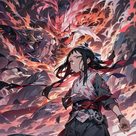 "Captivate viewers with a poignant image, that captures a dark moment from the anime, in die Welt von Demon Slayer. Amidst the chaos of combat and the intensity of the characters&#39; struggles, Finden Sie eine ruhige Pause, in der die Emotionen tief sitze...