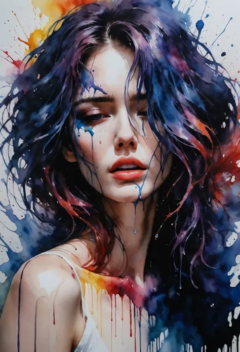 (A masterpiece in maximum resolution 16K:1.6), (complex part:1.4), (extremely crazy detail:1.4),(top quality:1.3),(hyper_realistic:1.3). | ((dark_color_Tons):1.3),(Crying face):1.3),((wide angle shot):1.2), clear light, edge lighting, perfect image, 16 tho...