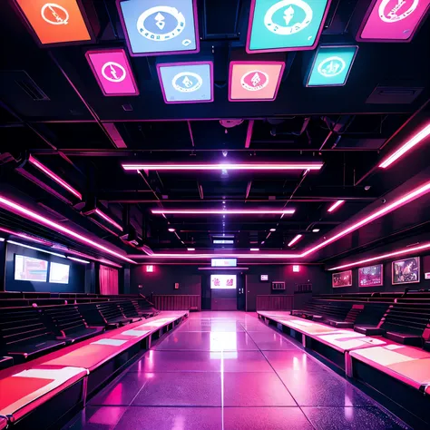 Nightclub hall,unmanned