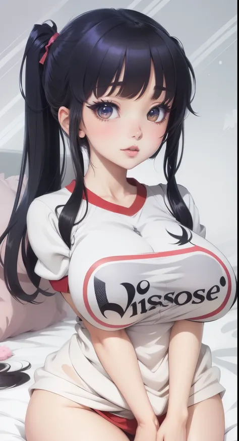 position du missionaire, Breasts spread apart, position cowgirl, lying on a bed, position TWERK, aux seins nus, trentenaire, vraiment gros boobasterpiece), anime girl avec de gros seins, jolie fille anime, Ilya Kuvshinov. 4km, [ Digital art 4km ]!!, Style ...