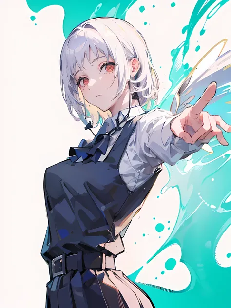 (top quality, best quality:1.2),(1 girl:1.3), white hair, Butterfly, jungle，HD，UHD, masterpiece, masterpiece, precise, retina, anatomically correct, Super details, high detail, high detail, best quality, best quality, high resolution