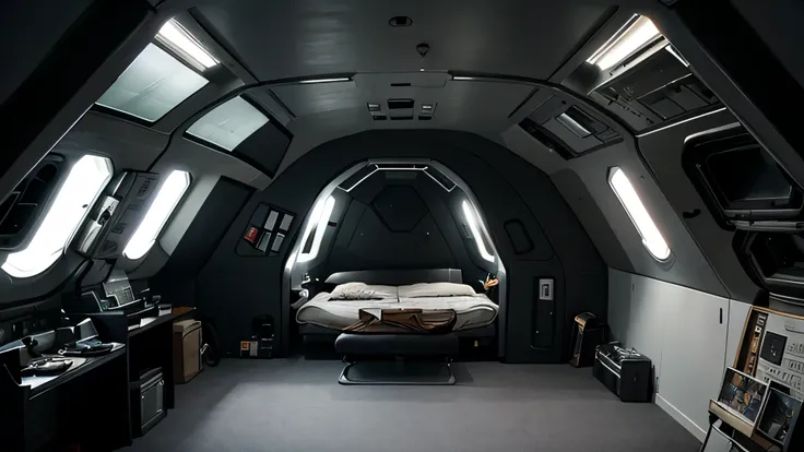 a room inside a space ship