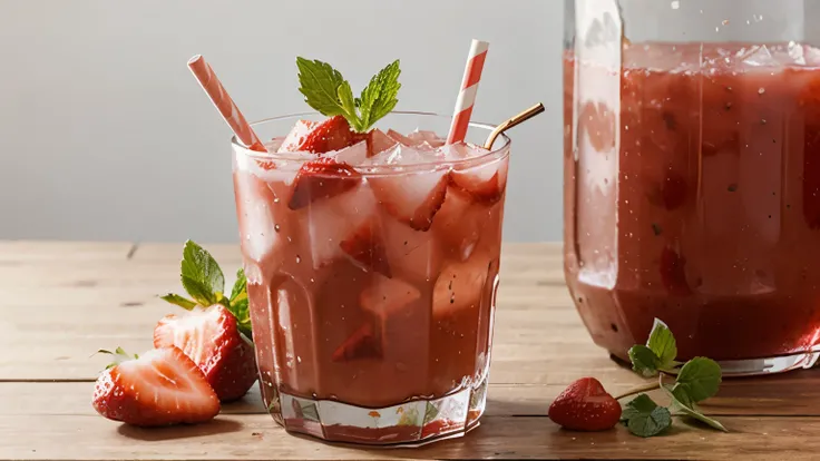 Strawberry mojito