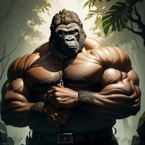 Mafia de gorilas agresiva:

In the heart of the dense jungle, a powerful and intimidating gang ruled supreme. Los integrantes de esta banda no eran habitantes comunes y corrientes., but rather a group of aggressive gorillas. Sus cuerpos musculosos estaban ...