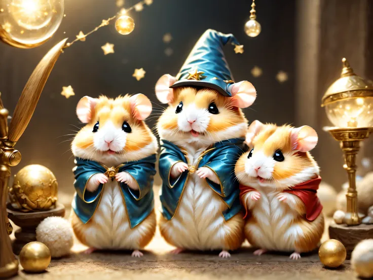 魔法で戦うhamster,(hamsterwizard:wizard&#39;clothes:wizard&#39;cane:wizard&#39;hat of:be familiar with),use of magic,magic effect,,op...