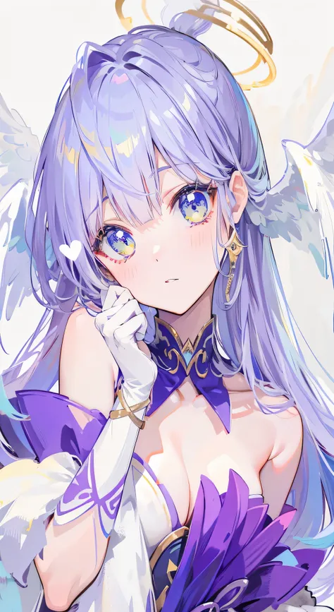 Angel wings anime girl with halo on head, Zodiac girl knight portrait, Detailed digital animation art, Beautiful anime portrait, cute anime girl portraits, Digital art on pixiv, beautiful anime girl, zero art, beautiful anime girl, cute anime girl, Cute an...