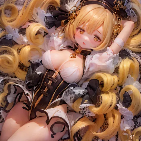 (highest quality,Super detailed,masterpiece:1.2),expressive eyes,perfect face,Beautiful Mami Tomoe,sophisticated pose,pink long hair,golden eyes,soft pink lips,Magical girl costume with attention to detail,dark background,shine ,anime style,soft lighting,B...