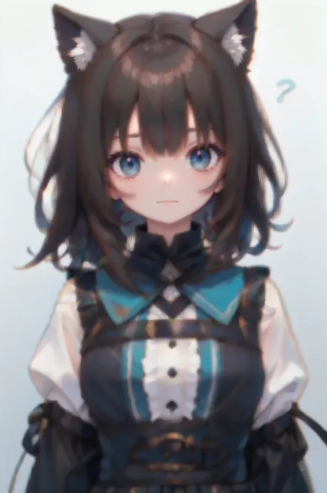 (animal ears), dark brown hair, blue eyes, (masterpiece), (highest quality), (超detailed), more_detailed:-1, more_detailed:0, more_detailed:0.5, more_detailed:1, more_detailed:1.5, shine