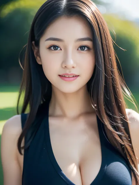 (((32ｋ,high details,high detail、masterpiece,attention to detail,Full body Esbian,alone))),Raw photo & realistic atmosphere,beautiful dark blue eyes,detailed mouth,glossy lips,thin eyebrows,fine eyes、Soft white skin that shines in every detail、her deep blue...