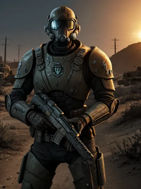 Fallout, set in texas, brotherhood of steel patrolling, raiders dead nearby