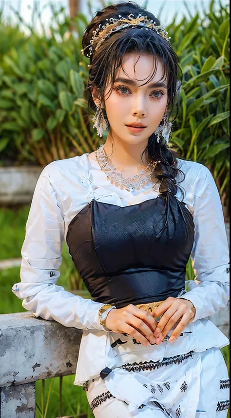 (best quality,4k,8k,highres,masterpiece:1.2),ultra-detailed,(realistic,photorealistic,photo-realistic:1.37),traditional dress,be...