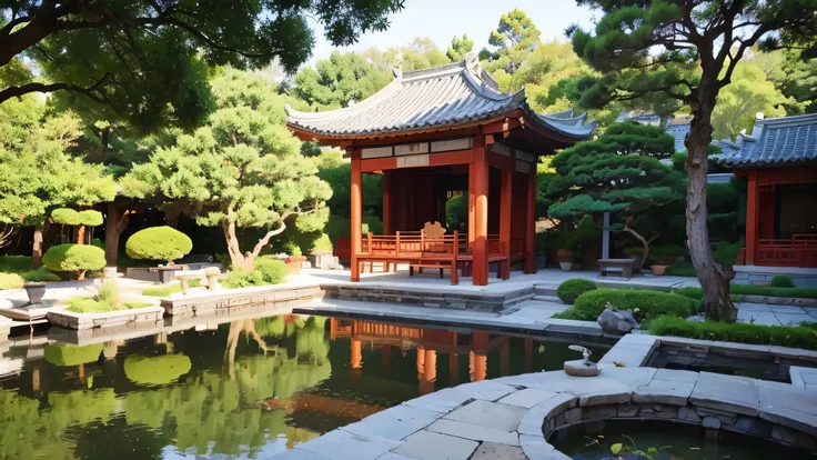 Chinese style garden