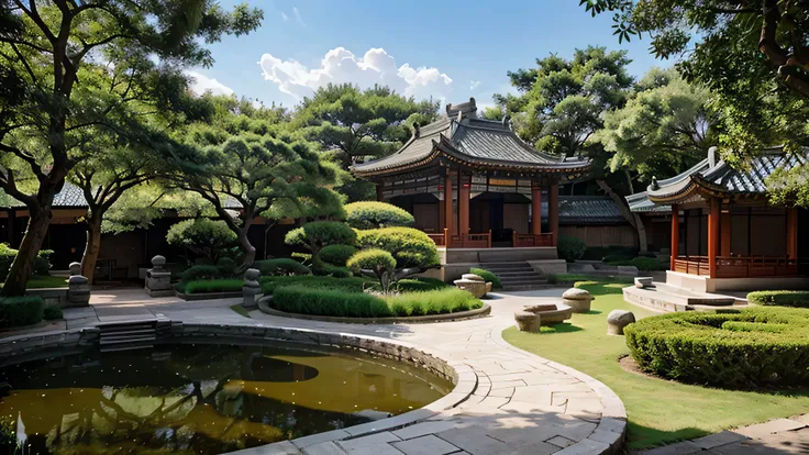 Chinese style garden