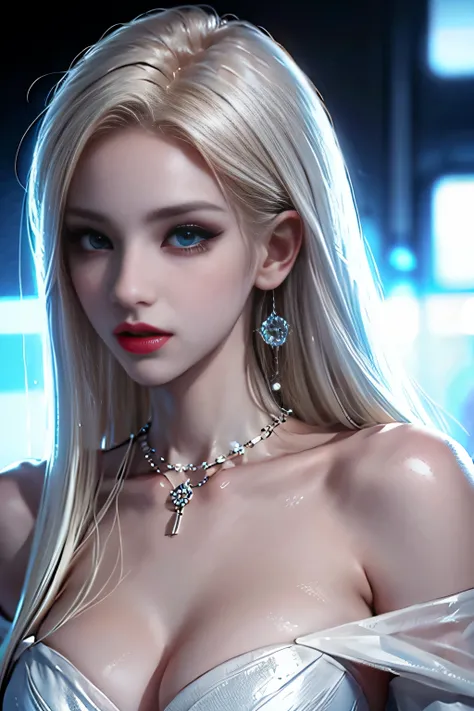 portrait、School、bright look、young shiny glossy white shiny skin、the best beauty、blonde reflection、Silvery white hair with dazzling highlights、shiny bright hair,、super long straight hair、Shining beautiful bangs、Sparkling crystal clear charming big blue eyes...