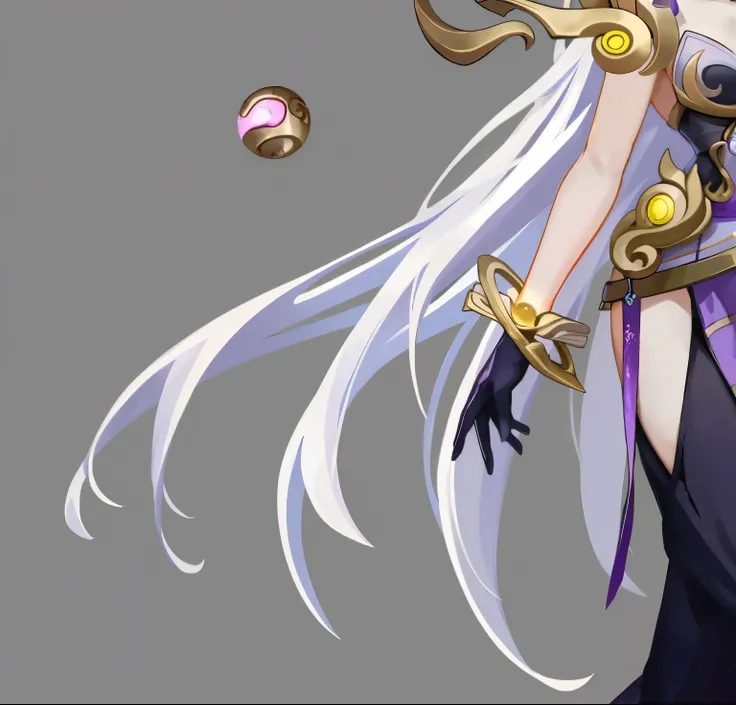 masterpiece，highest quality，niji5，fantasy，Beautiful girl with white hair，Xianxia style，long flowing hair