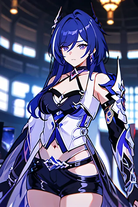Acheron, Style Genshin Impact, Honkai Star Rail, Rain, Goddess, Black Hole
