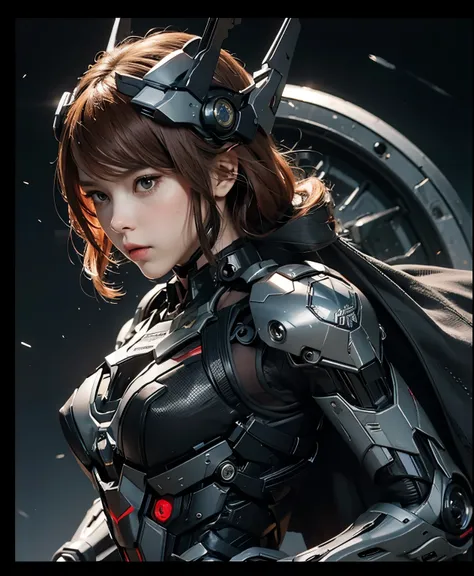  Super detailed, advanced details, high quality, 最high quality, High resolution, 1080p, hard disk, beautiful,(war machine),(black widow),(headgear),beautifulサイボーグ女性,Mecha cyborg girl,battle mode,Mecha body girl,She is wearing a futuristic war machine weapo...