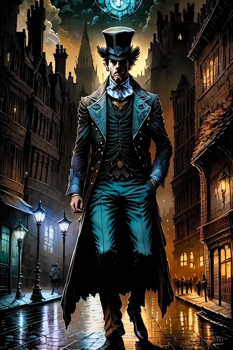 homem Morcego, o Cavaleiro das Trevas, por David Lee, steampunk superhero, por J...you Fenton, e Mumford Tom Bagshaw, No estilo Dan Mumford obra de arte, arte oficial altamente detalhada, Martin then, o homem areia dos quadrinhos, inspirado em J.... J... C...