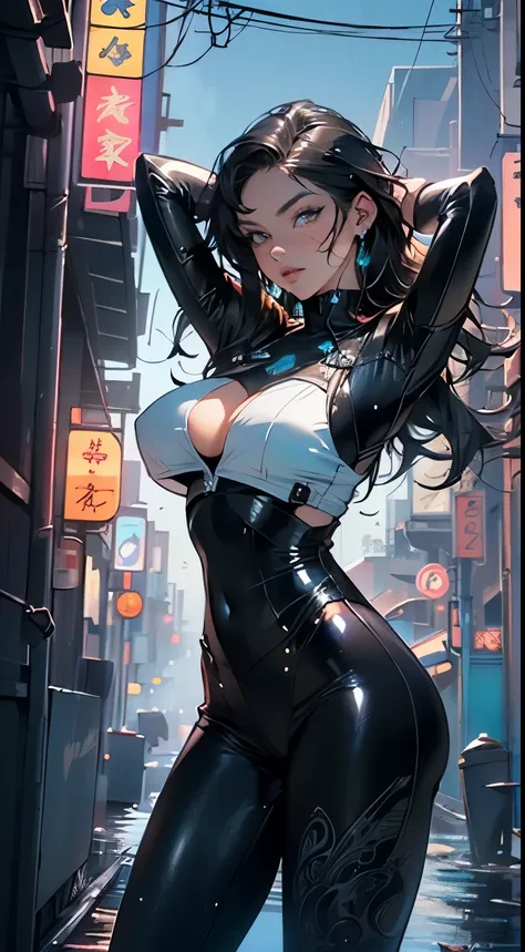 (beautiful arab identical twins in middle of composition:1.5),(black long hair:1.5), detailed and intricate, featuring high-tech, art by (((Syd Mead, Masamune Shirow))), (very enormous breast:1.7),(((aqua_eyes:1.3))) ,intricate eyes,beautiful detailed eyes...