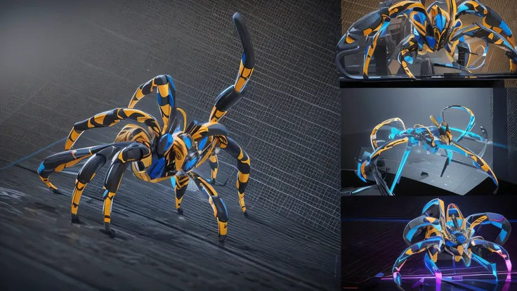 (master piece), 8k, best quality, magic spider,