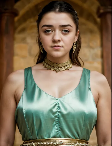 foto raw, raw photograph of maisie williams, arya stark, extremely gorgeous lady, arya stark played by maisie williams, queen ar...