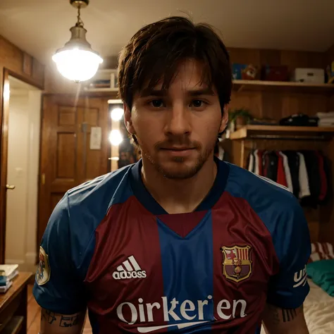 Quiero una foto de messi en mi cuarto conmigo