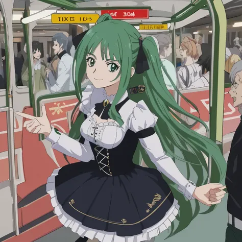 Garota de 6 metros,estilo anime 